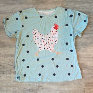 Polka Dot Chicken Women's T-Shirt